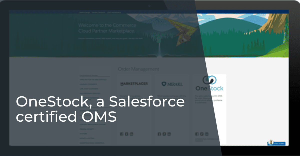 Omnichannel partnership between OneStock and Salesforce