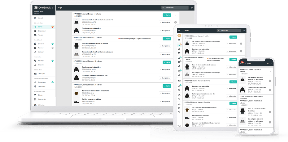 order management system interface