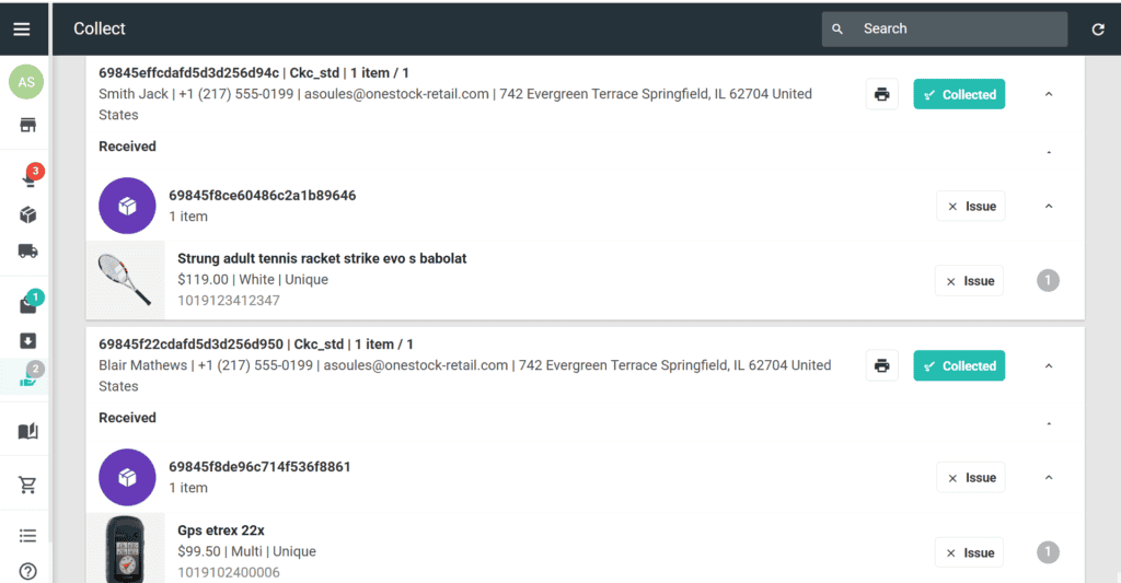 BOPIS Store fulfilment