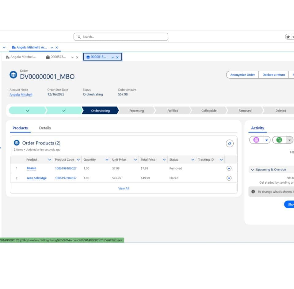 Salesforce service cloud integration