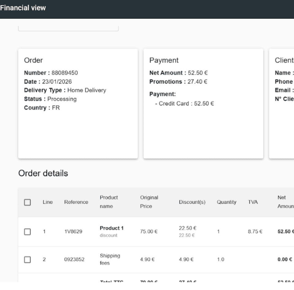 Customer service extensibility